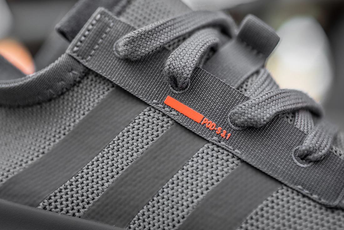 Adidas Pods3 1 Grey Solar Orange Plate 6