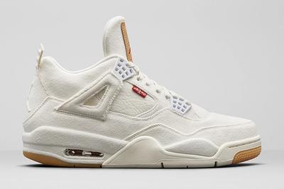 Jordan 4 Levis White Ao2571 100 Release Date Info Sneaker Freaker