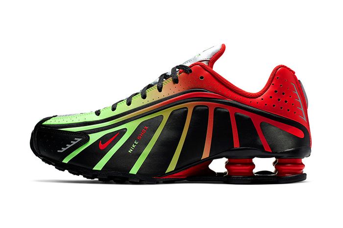 Neymar Nike Shox R4 Collaboration Official Black Red Green Release Date Lateral