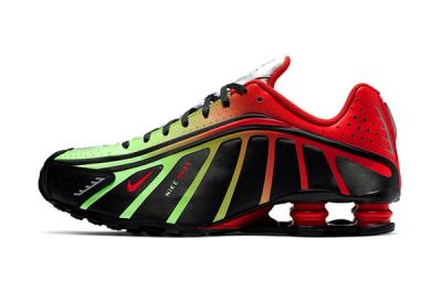 Neymar Nike Shox R4 volt Official Black Red Green Release Date Lateral
