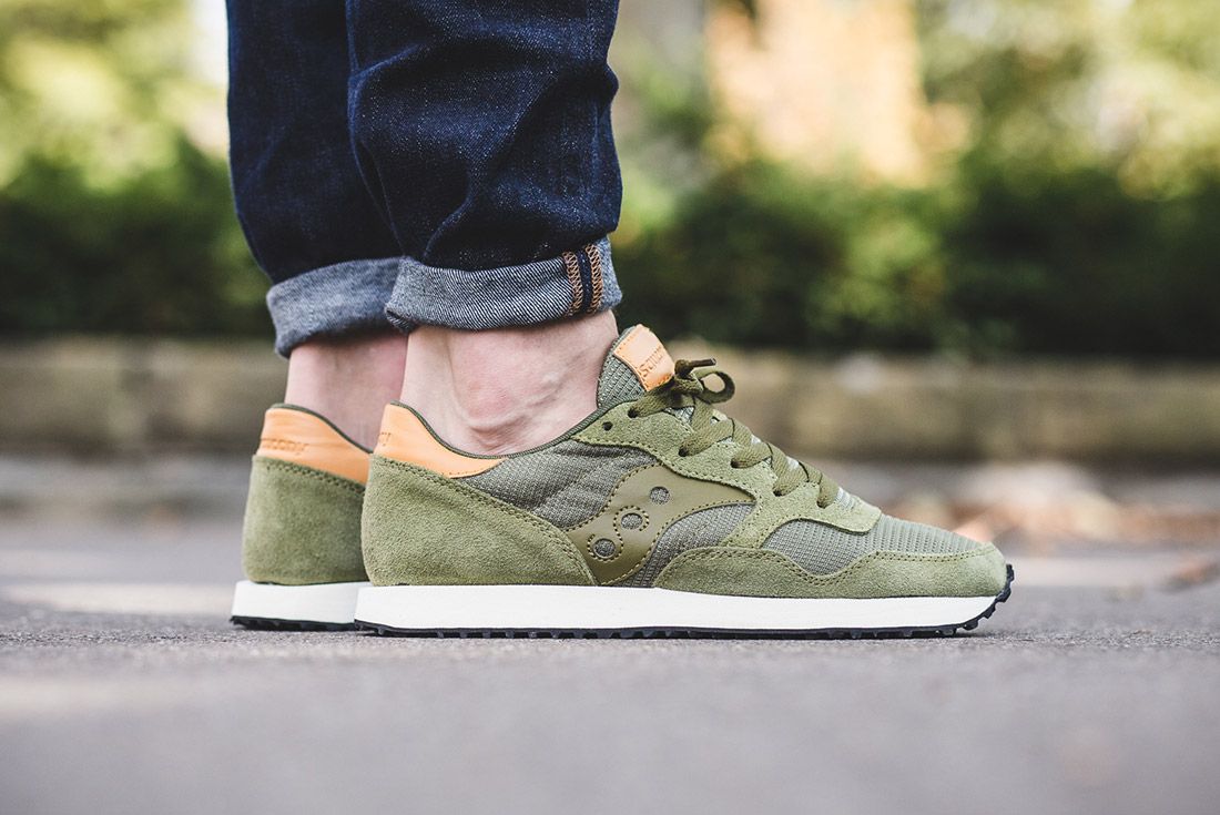 saucony dxn green