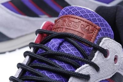 Adidas Tech Super Blast Purple Tongue Detail 1