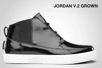 Jordan V 2 Grown Black Patent 1