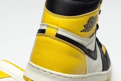 Air Jordan 1 Yellow Toe Collar