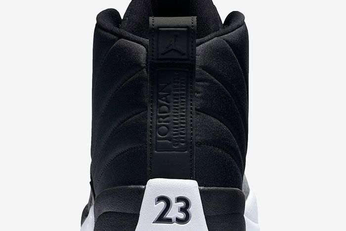 Air Jordan 12 Black And White 10