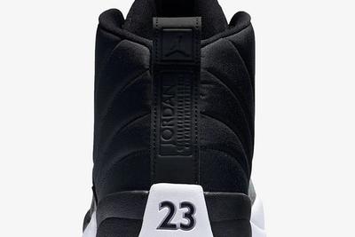Air Jordan 12 Black And White 10