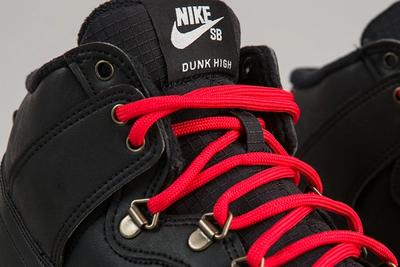 Nike Sb Dunk High Boots Black Sail B