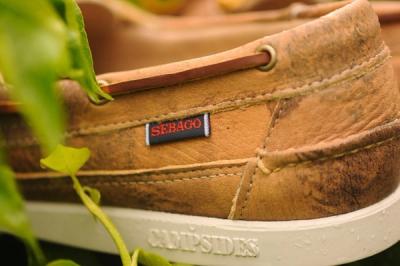 Sebago Boat Tan Leather Heel Detail 1
