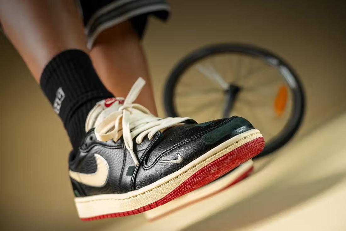 nigel sylvester air jordan 1 low on-foot