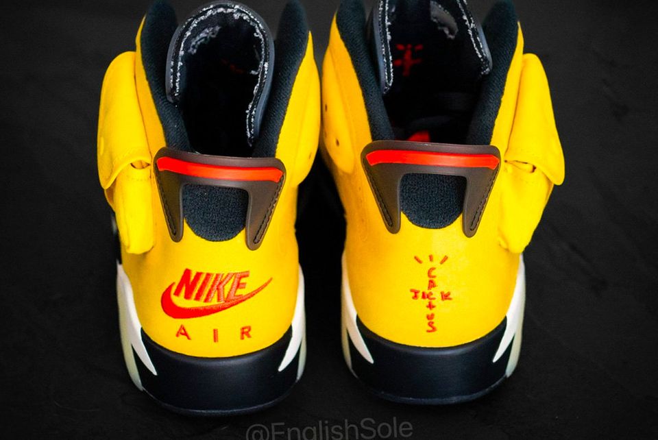 jordan 6 cactus jack yellow