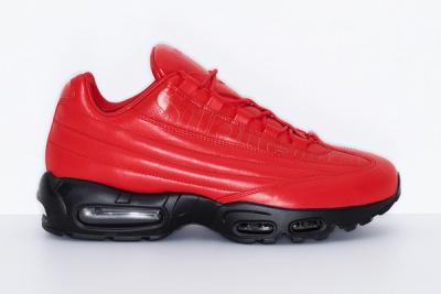 Supreme Nike Air Max 95 Lux Red Release Date Lateral