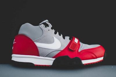Nike Air Trainer 1 Mid Wolf Grey University Red 5