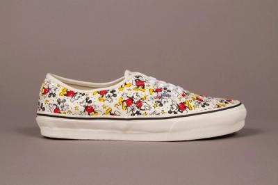 Vault By Vans X Disney Og Authentic Lx Mickey Classic White Adult Fall 2013 1