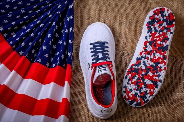 Puma Basket Independence Day Pack White 2