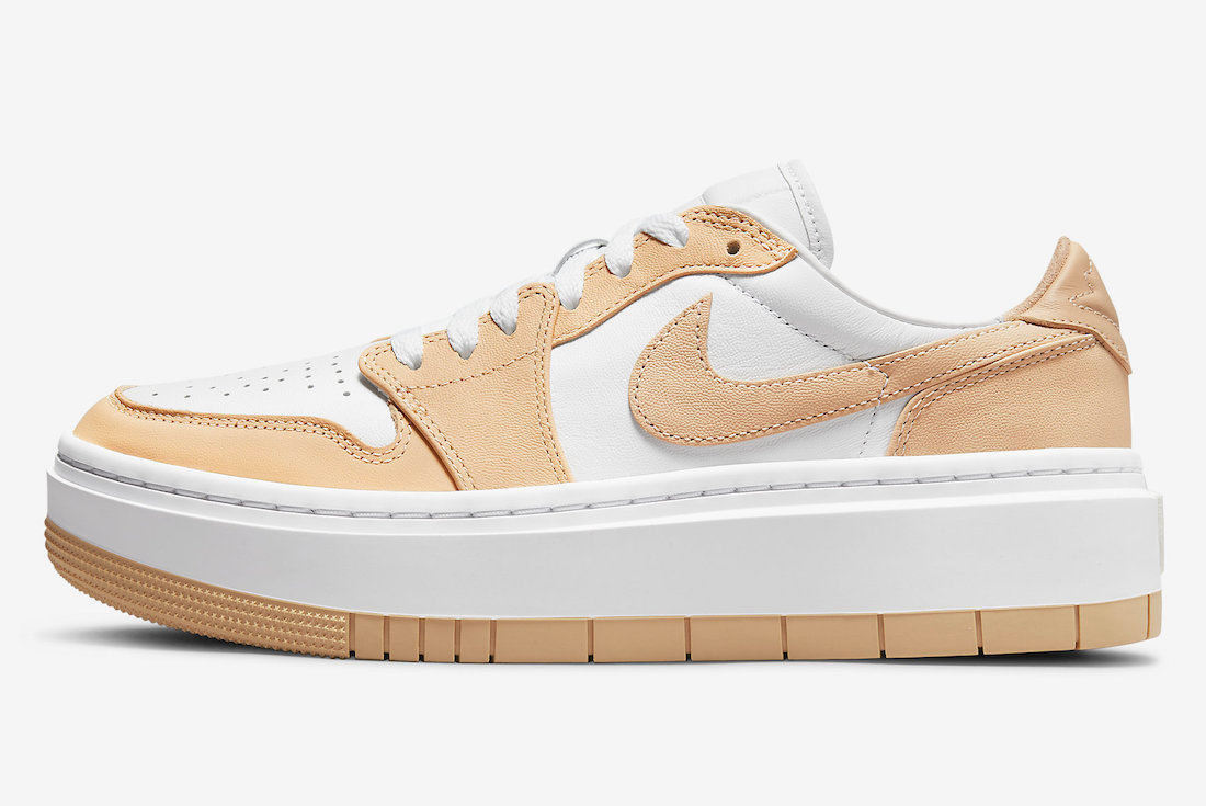 The Air Jordan 1 LV8D Gets Lifted In White And Tan