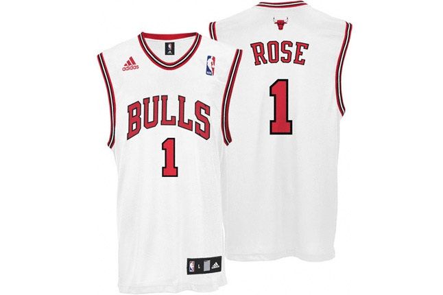 D Rose Chicago Jersey 1