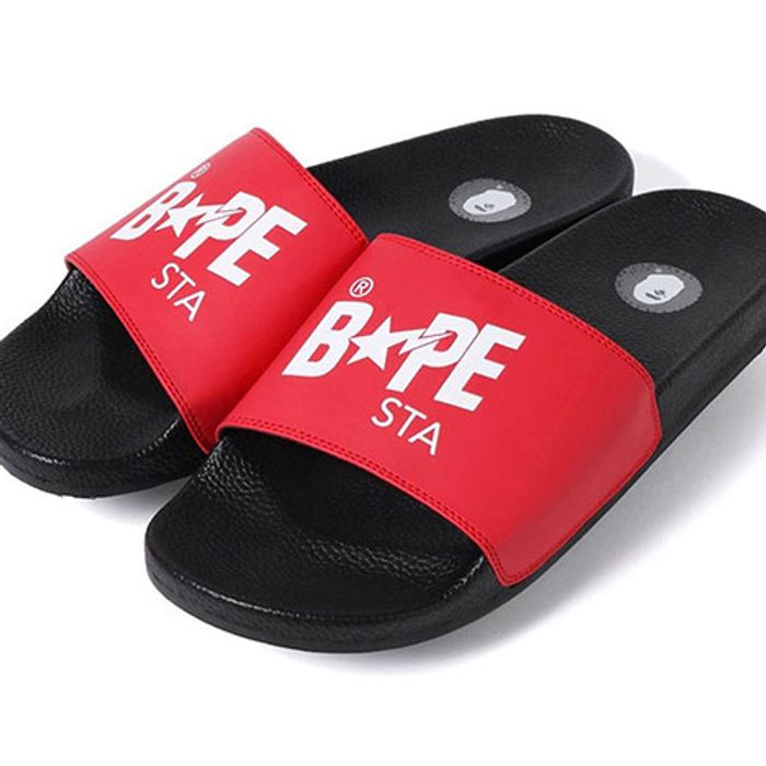 Slide into These BAPE Sandals Sneaker