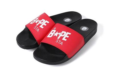 Bape Slide Sandal Sta Red