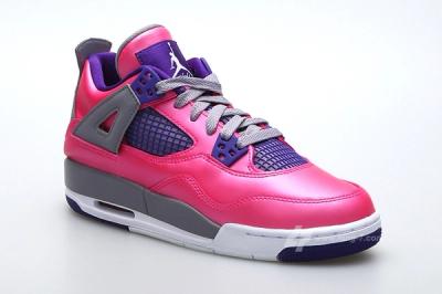 Air Jordan 4 Pink Foil Toe Quarter