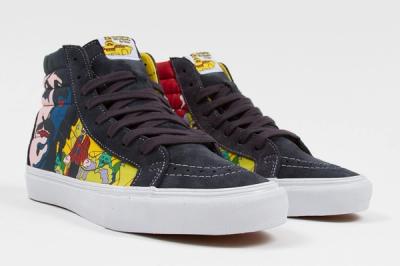 The Beatles Yellow Submarine By Vans Sk8 Hi Reissue Faces Dress Blues Spring 2014
