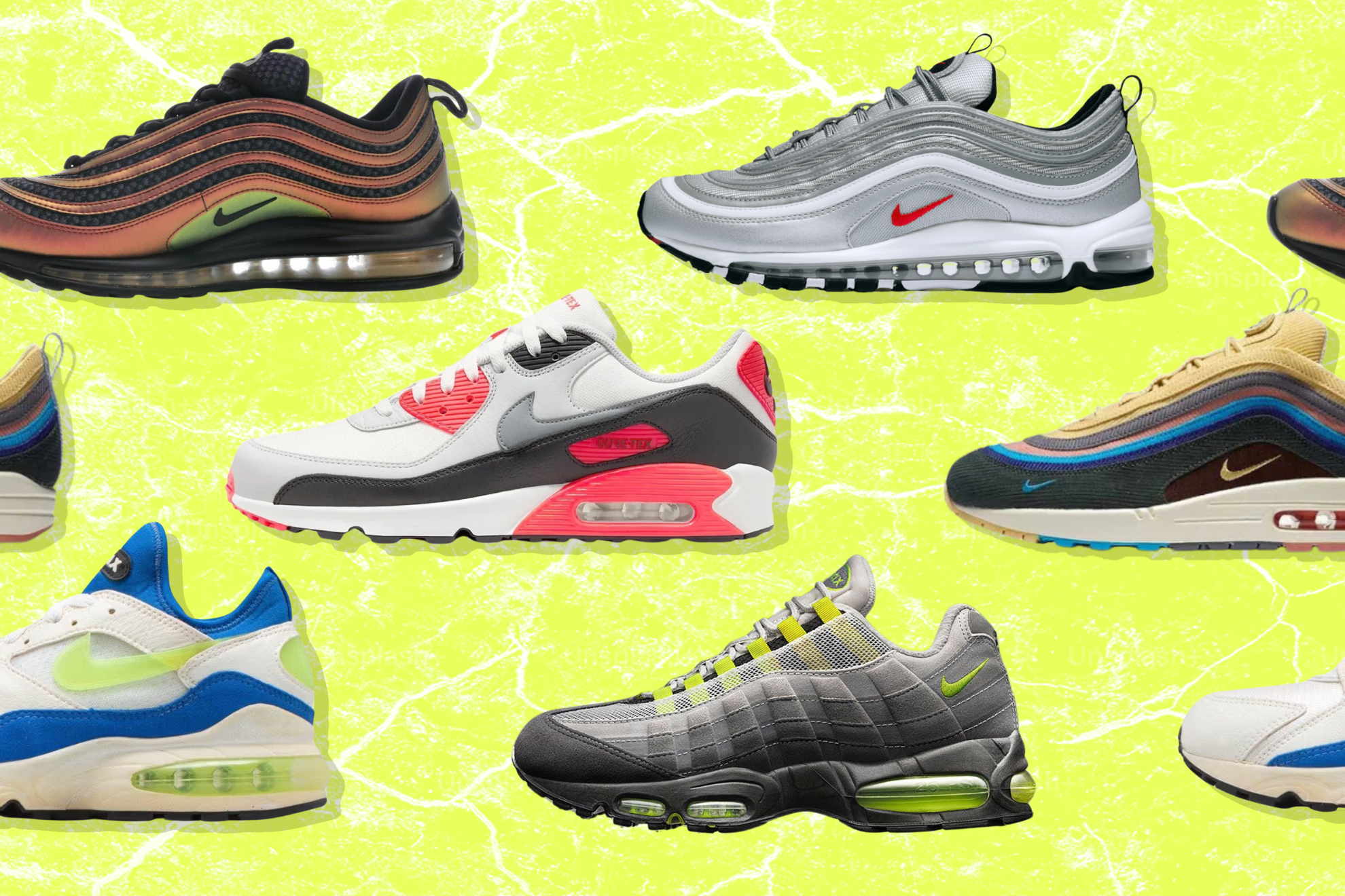 all air max list