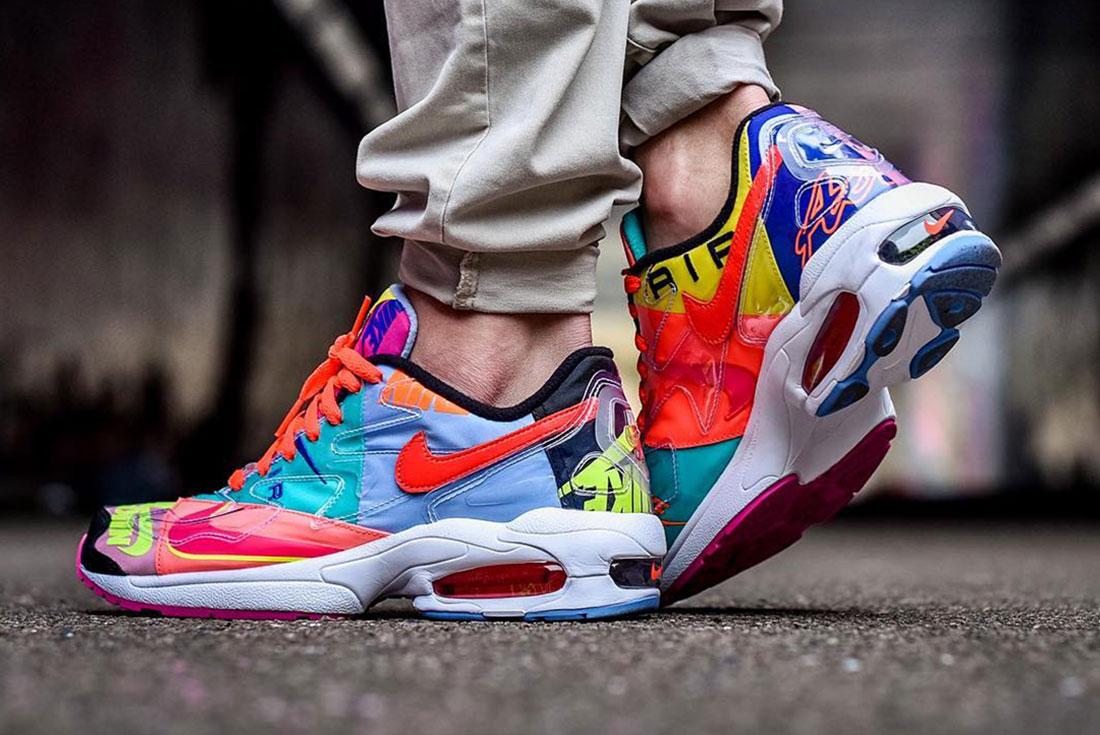 Atmos Air Max 2 Light Side Shot On Foot 1