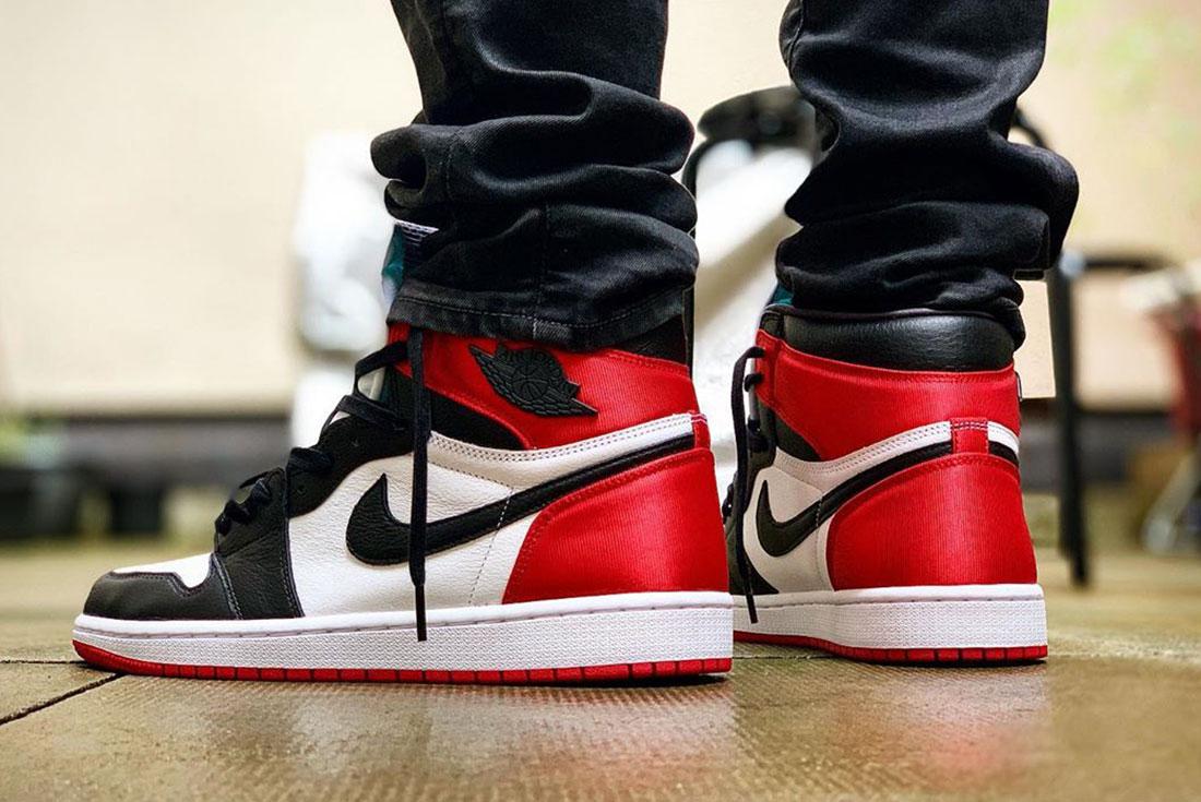 Air Jordans Satin Toe Jordans Air Jordan High Satin Black Toe