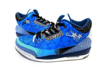 Sekure D Air Jordan 3 Custom (Orlando Magic)