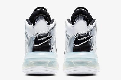 Nike Air More Uptempo 720 White Chrome Heel