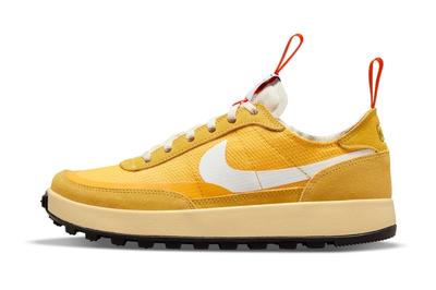 Tom Sachs x NikeCraft but Sachs rabid fans seem to think its anything but boring: its ‘Dark Sulfur’