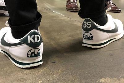 Kevin Durant Returns To Seattle Nike Cortez Supersonics 2