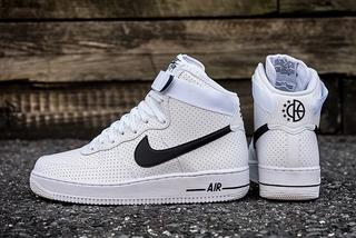 air force 1 high perf white black