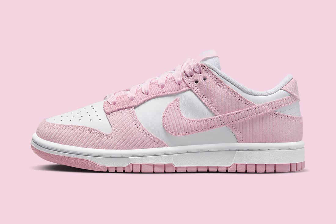 Official Images: Nike Dunk Low 'Pink Corduroy' - ArvindShops