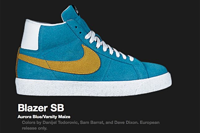 Nike Blazer Sb Aurora Blue 2008 2