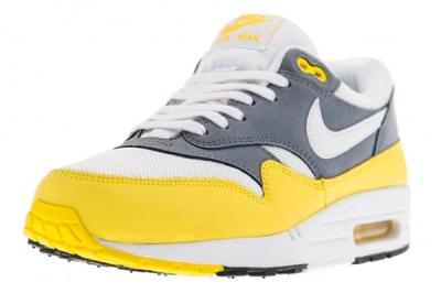 Nike Air Max 1 Essential Cool Grey Yellow 3 1