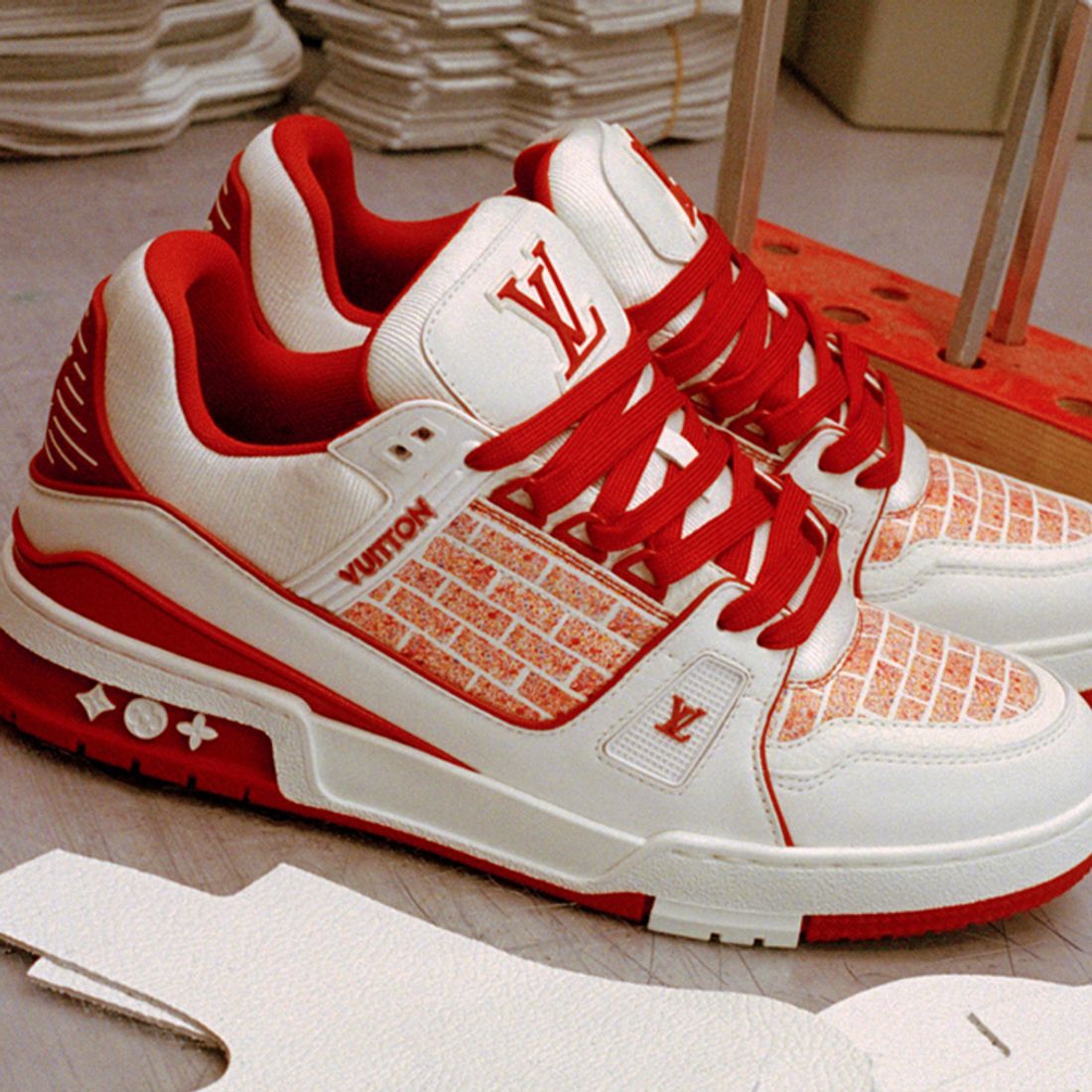 Louis Vuitton Launch 'White Canvas: LV Trainer in Residence' Exhibition -  Sneaker Freaker