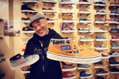 Steve Caballero With Half Cab And Vans Wall 1