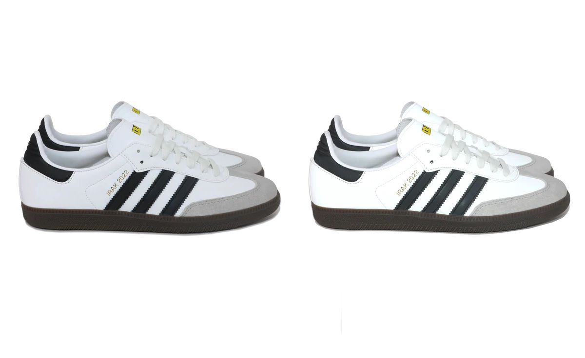 Legendary Graffiti Crew IRAK Drop Reflective adidas Sambas