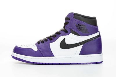 Air Jordan 1 Court Purple Left 3