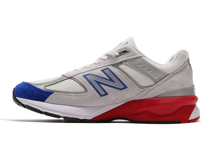 New balance 99v5 store red white and blue