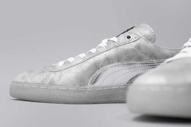 Meek Mill X PUMA Suede 24k White Gold Pack Releases