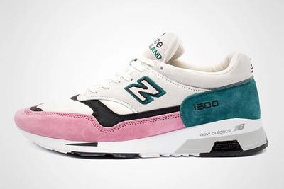 New Balance 1500 Made In England Teal Pink White Black 6