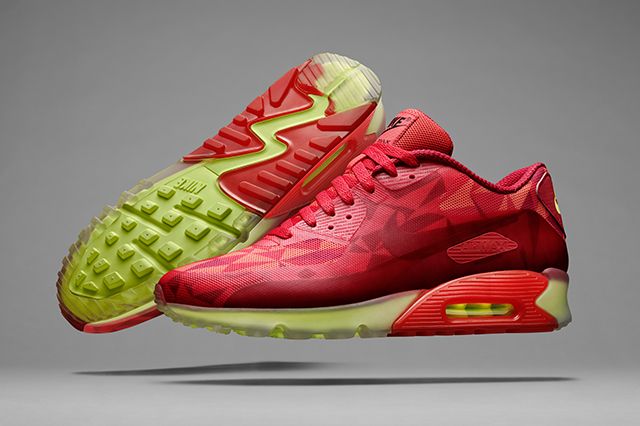 Nike Air Max 90 Ice (Red/Neon 