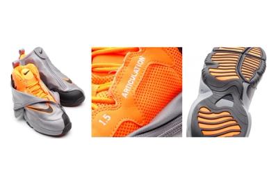 Nike Zoom Air Flight The Glove Coolgrey Total Orange 4