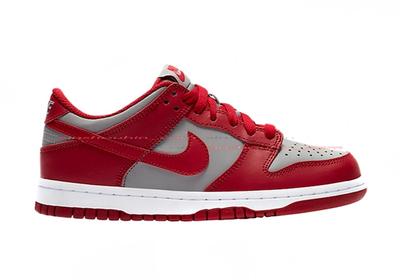 Nike Dunk Low GS Grey Red Right