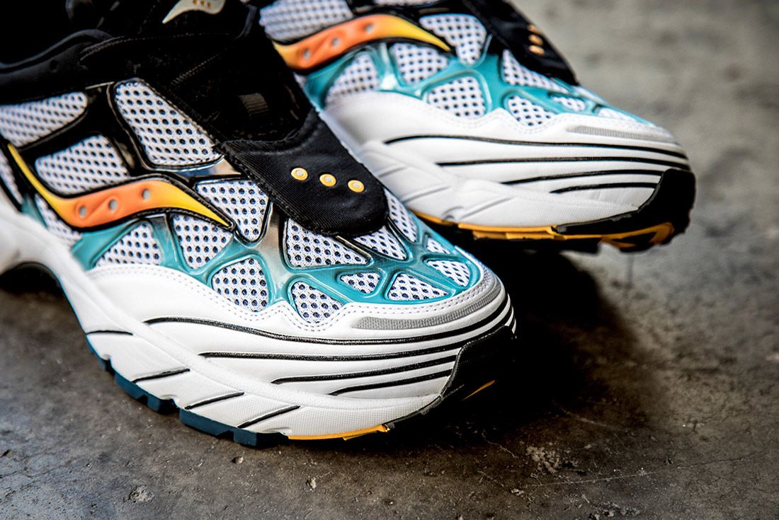 saucony grid web on feet