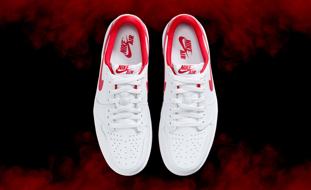 University Red Accents the Air Jordan 1 Low OG - Releases
