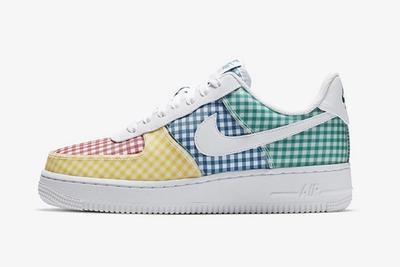 Nike Air Force 1 Gingham Pack Colour Lateral