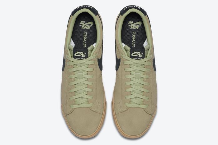 The Nike SB Blazer Low Opts for 'Olive Aura' - Sneaker Freaker