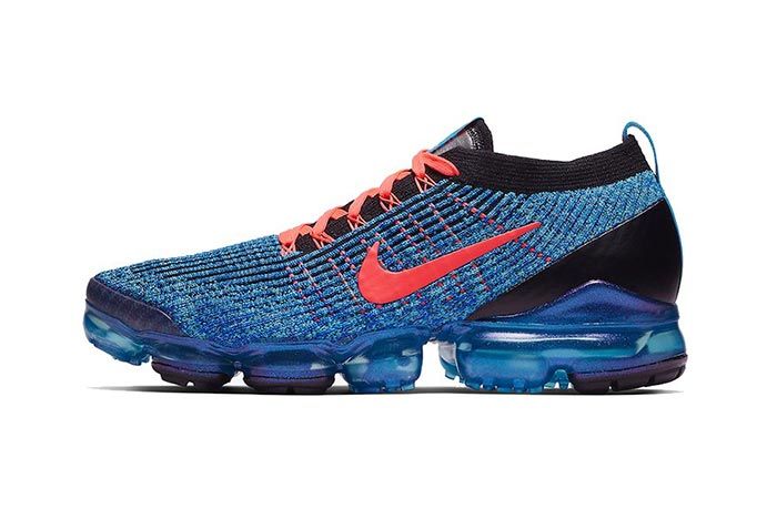 nike vapormax flyknit 3 blue